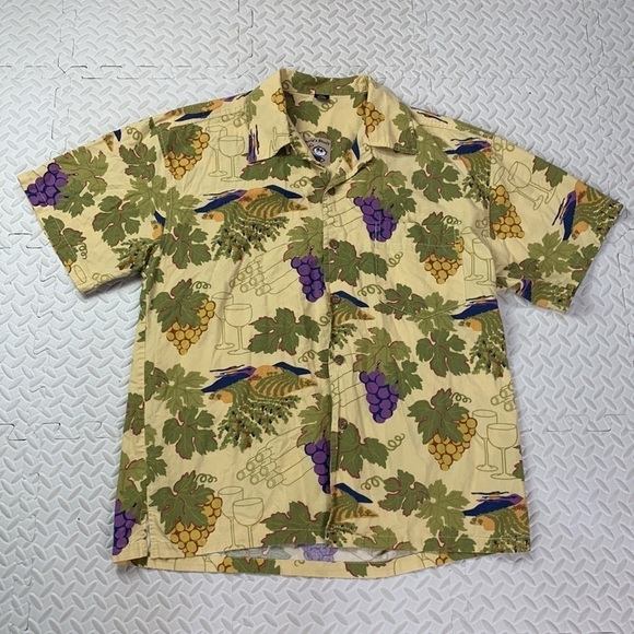 Wine Shirt Hawaiian Style Chris's Stuff - Picture 2 of 8